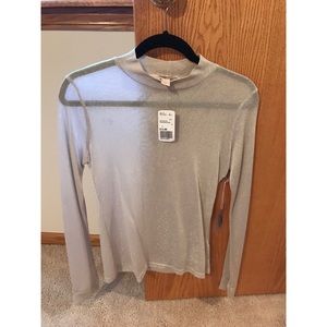 See thru turtle neck